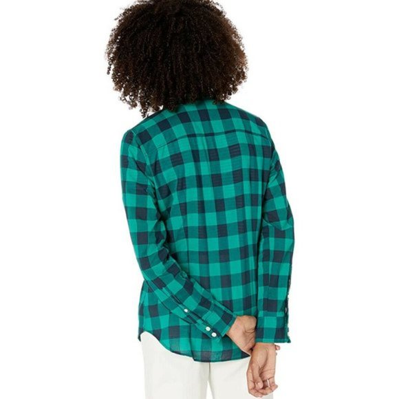 J. Crew Mercantile Green Plaid Button Down Shirt - Picture 2 of 11